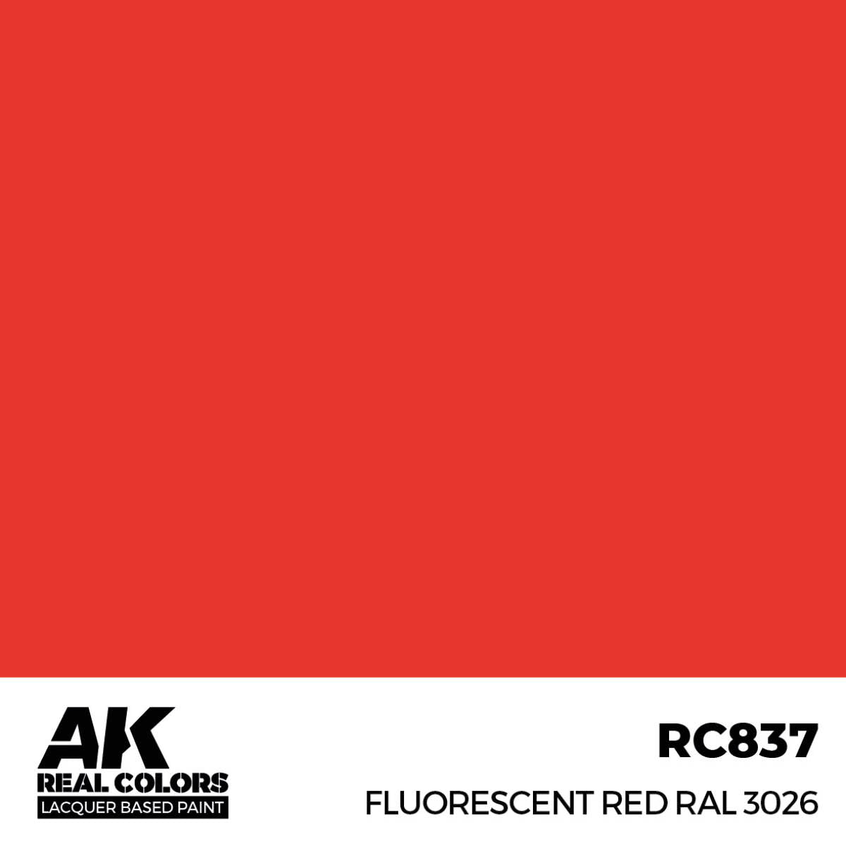 AK RC837 Fluorescent Red
