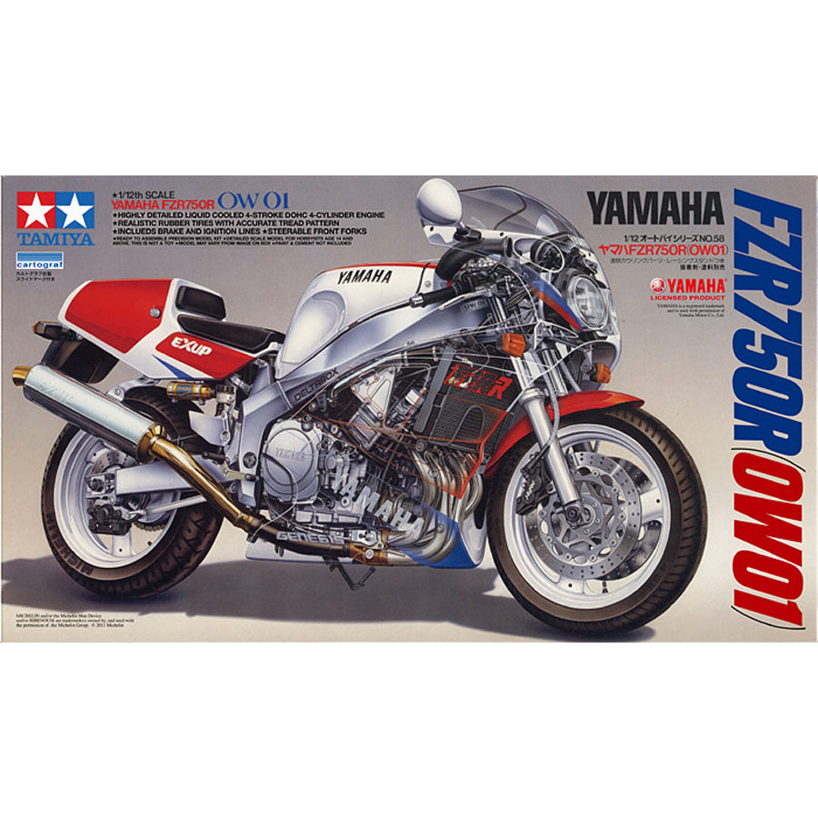 Yamaha FZR 750R (0W01) Tamiya 1:12