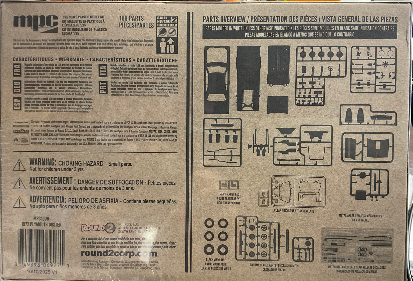 1972 Plymouth Duster MPC 1:25
