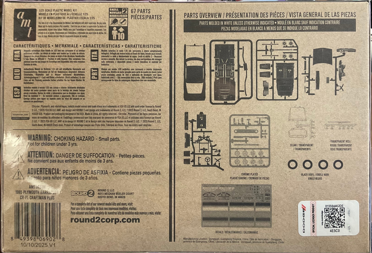 1965 Plymouth Barracuda AMT 1:25