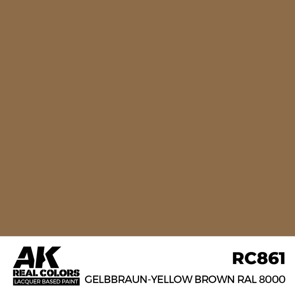 AK RC861 Gelbbraun-Yellow Browm