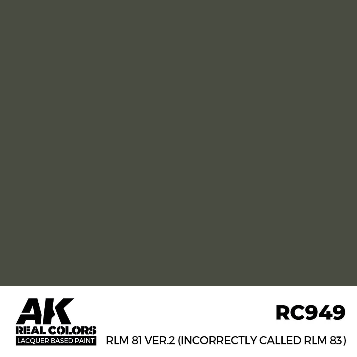 AK RC949 RLM 81 Ver.2 (Incorrectly called RLM 83)