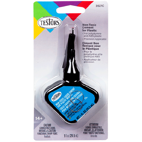 Testors Glue Blue Liquid 1oz 3527C