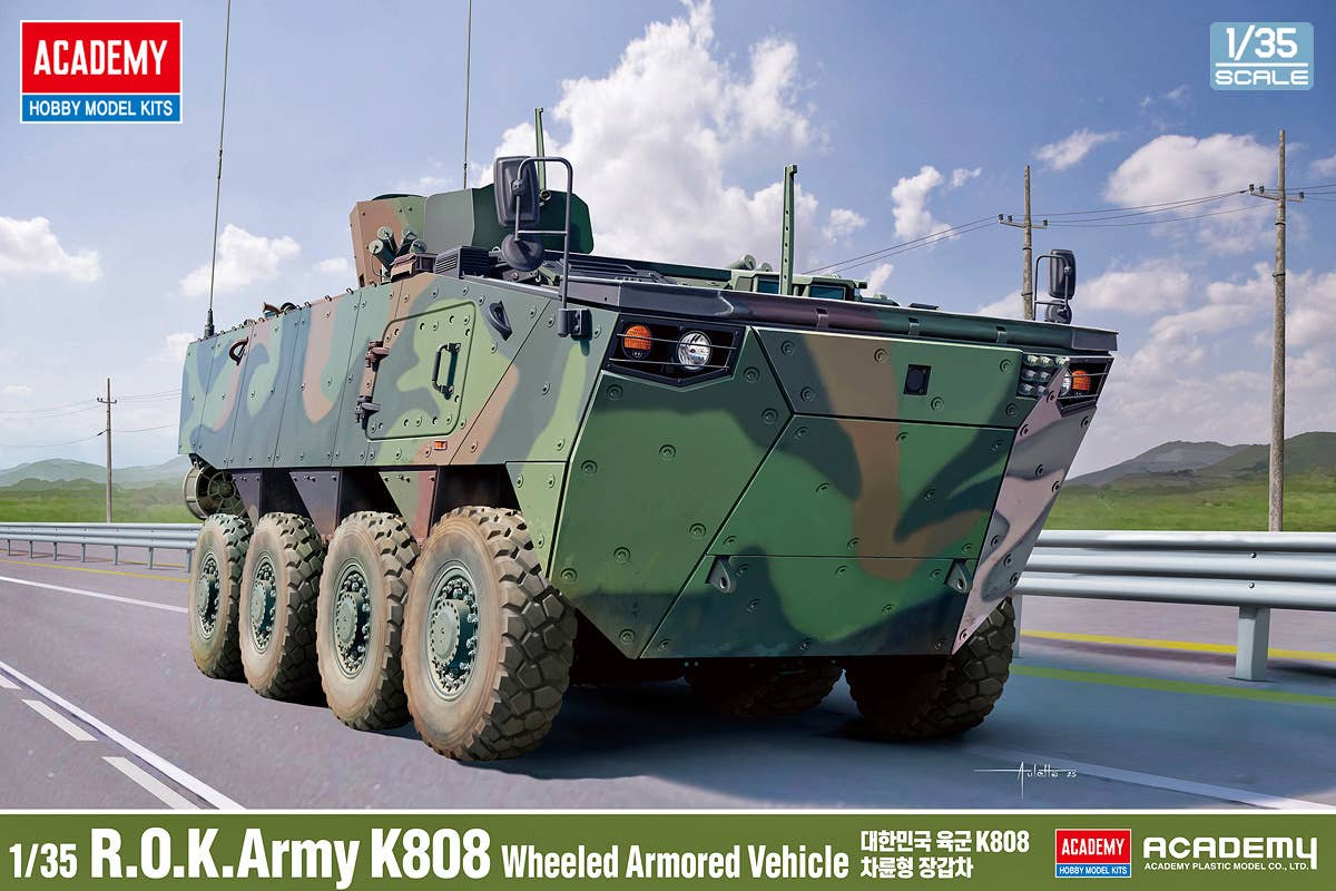 R.O.K. Army K808 Wheeled Armored Vehicle Academy 1:35
