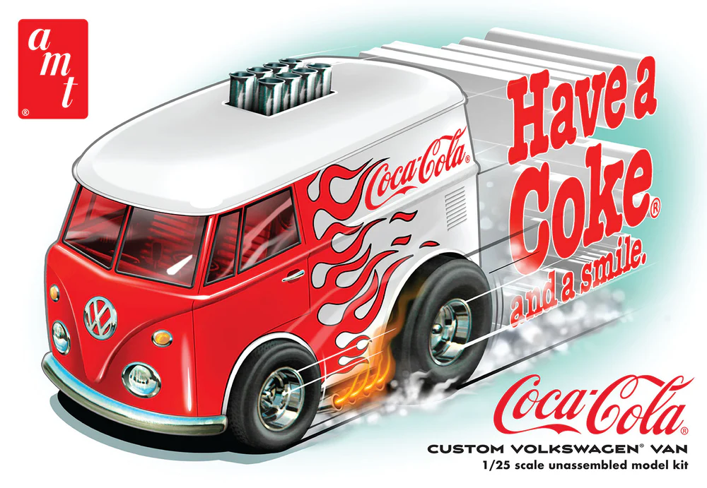 Custom VW van Coca-Cola AMT 1:25