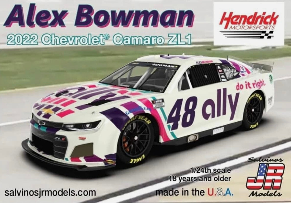 Alex Bowman 2022 Chevy Camaro ZL1 SalvinoJr. 1:24
