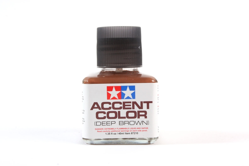 Accent Color Panel line Deep Brown Tamiya 87210