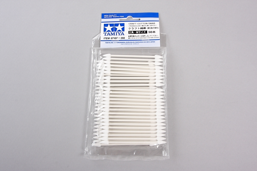 Tamiya Swabs Trianglular Medium 50 pcs. 87107