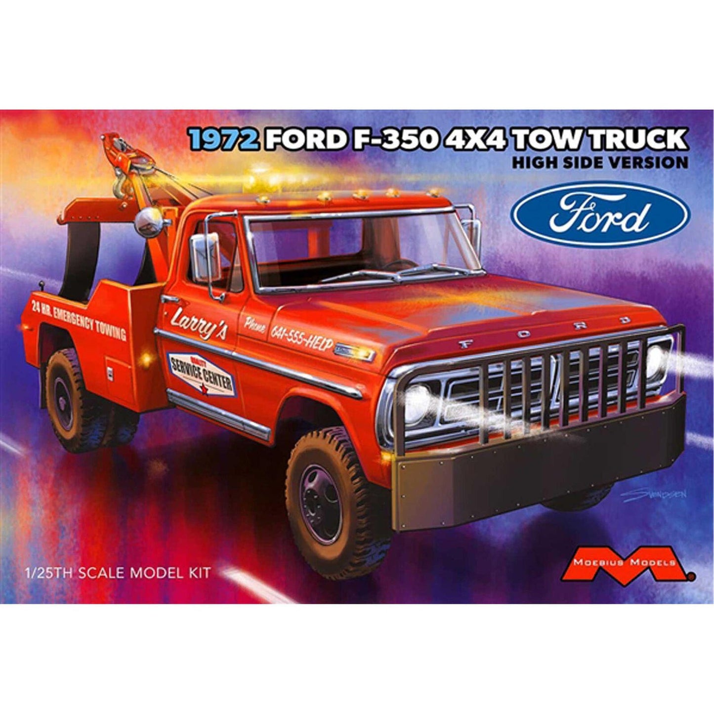 1972 Ford F350 Tow Truck Mobius 1:25