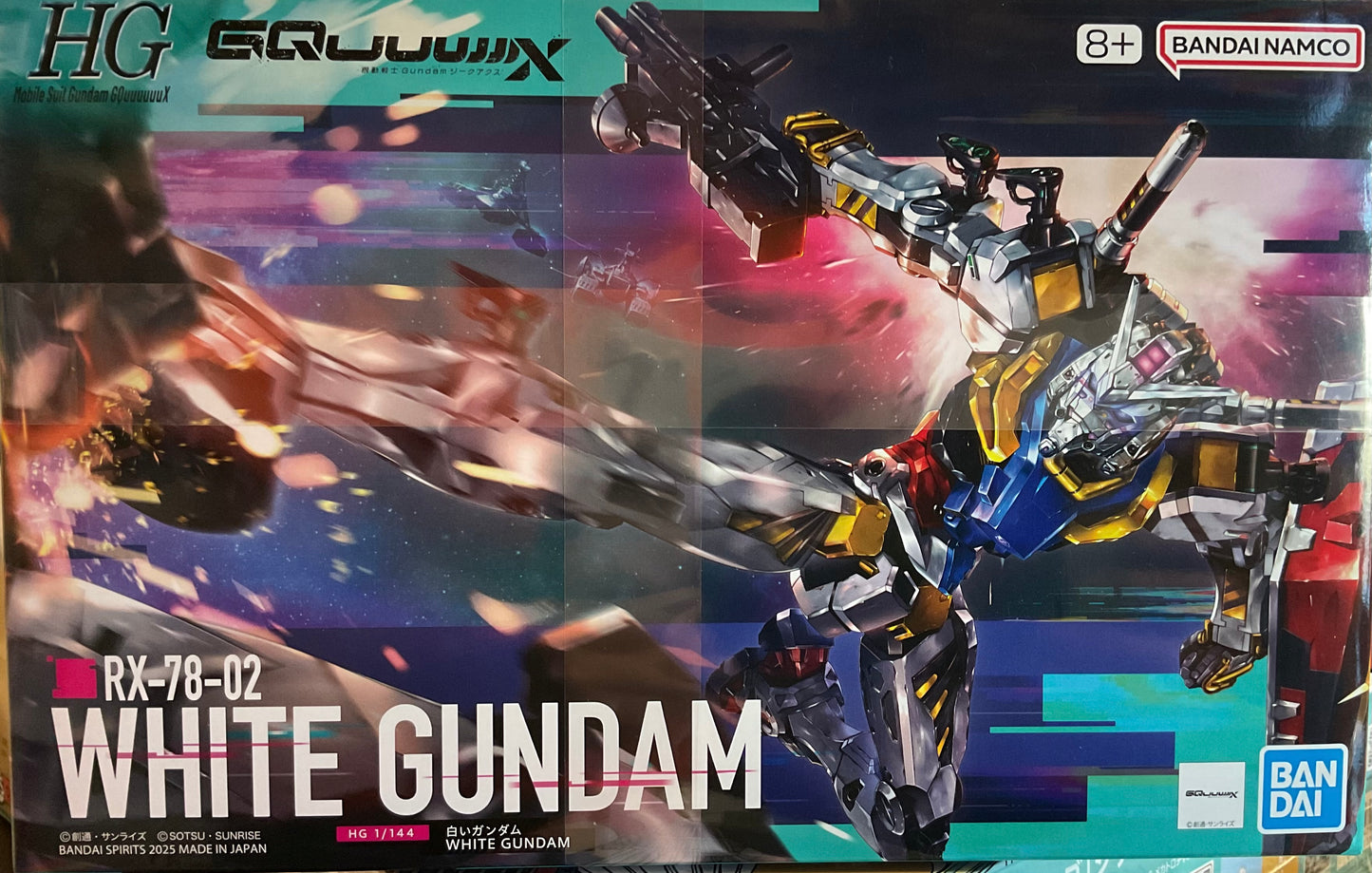 RX-78-02 White Gundam Gquuuuuux Bandai 1:144