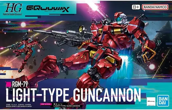 RGM-79 Light-Type Guncannon Gquuuuuux Bandai 1:144