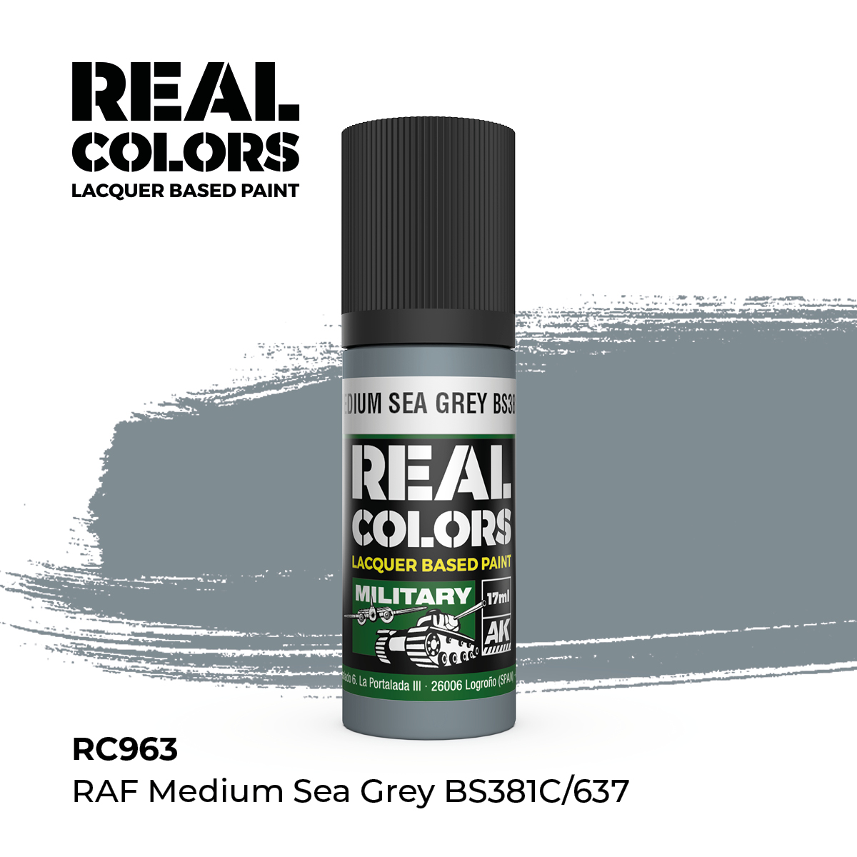 AK RC963 RAF Medium Sea Grey BS381C/637
