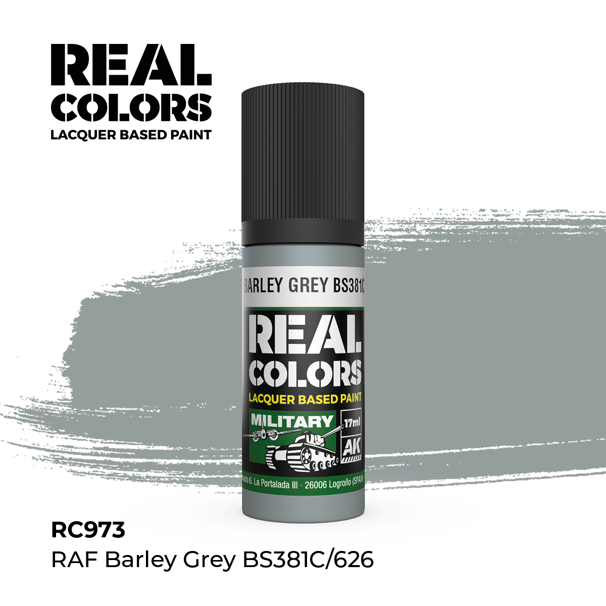 AK RC973 RAF Barley Grey BS381C/626