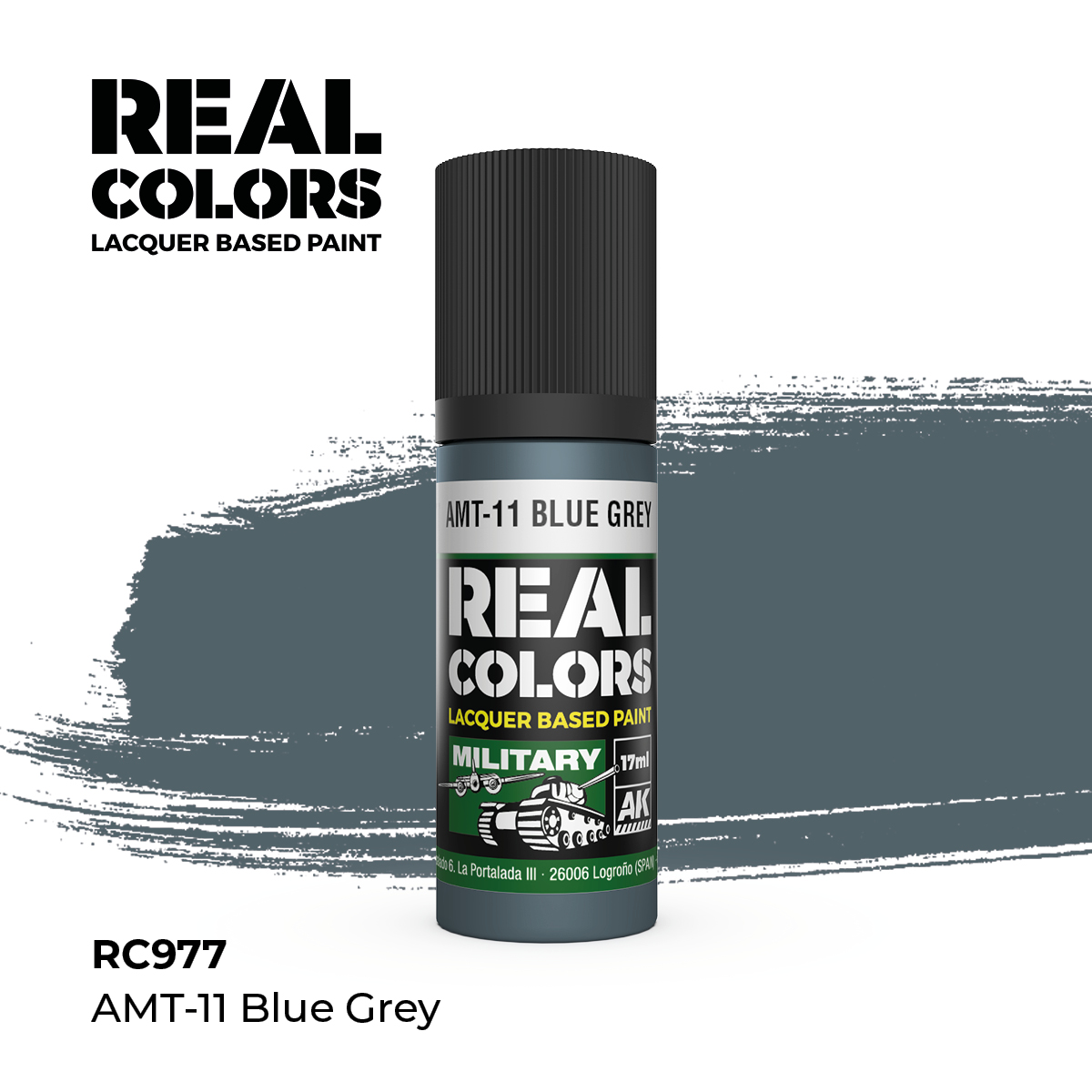 AK RC977 AMT-11 Blue Grey