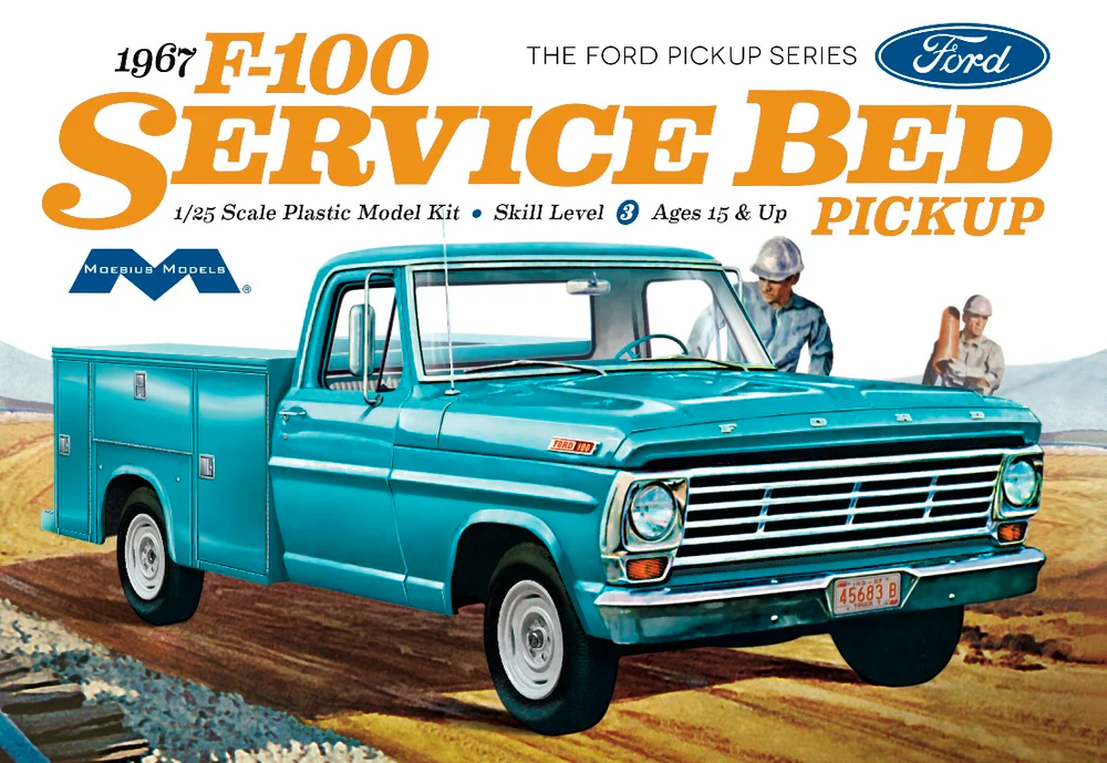 1967 F-100 Service Bed Pickup Moebius 1:25