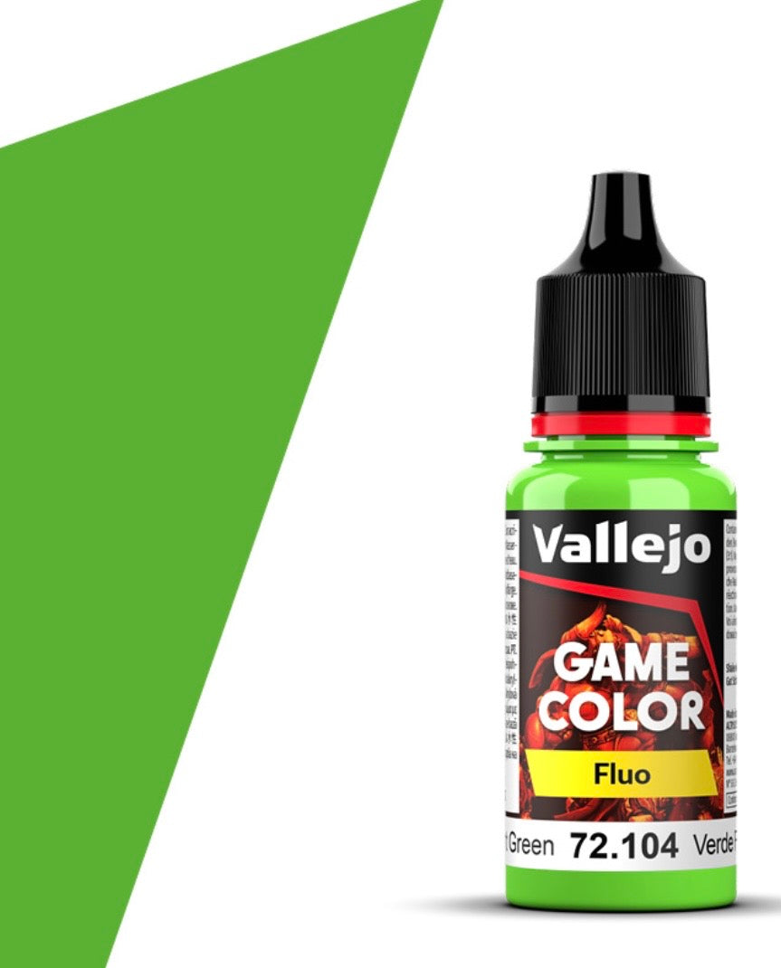 Game Color - Fluorescent: Green 72.104