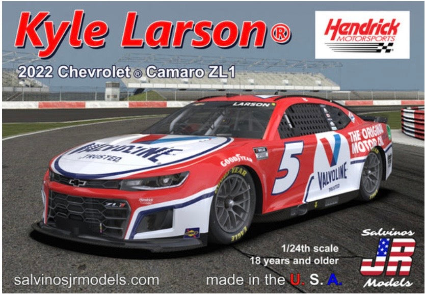 Kyle Larson 2022 Camaro ZL1 SalvinoJr 1:24