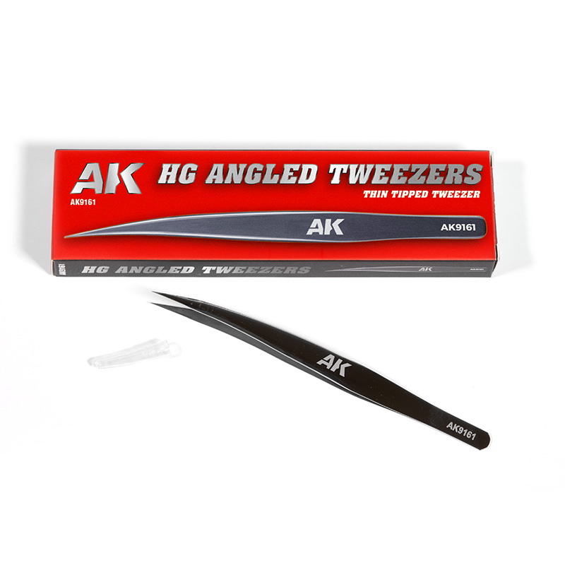 HG Angled Tweezers AK9161