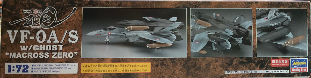 VF-0A/S w/Ghost “Macross Zero” Hasegawa 1:72