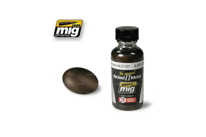 Ammo Mig Burnt Iron Alclad Metallic Paint ALC121
