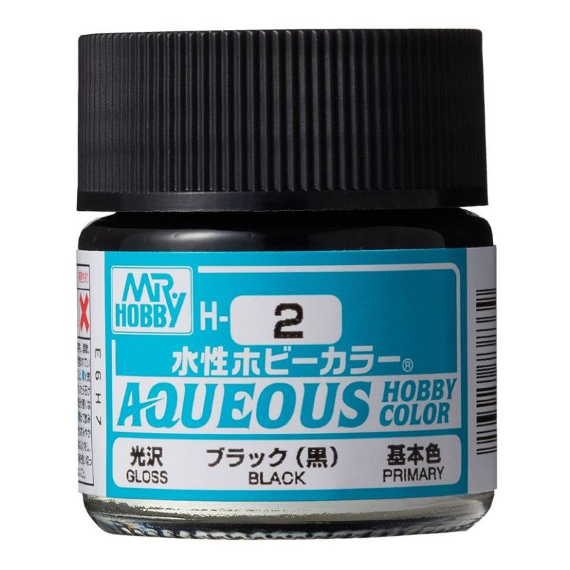 Mr Hobby - Gunze Aqueous Hobby Colors (10 ml) Black H2
