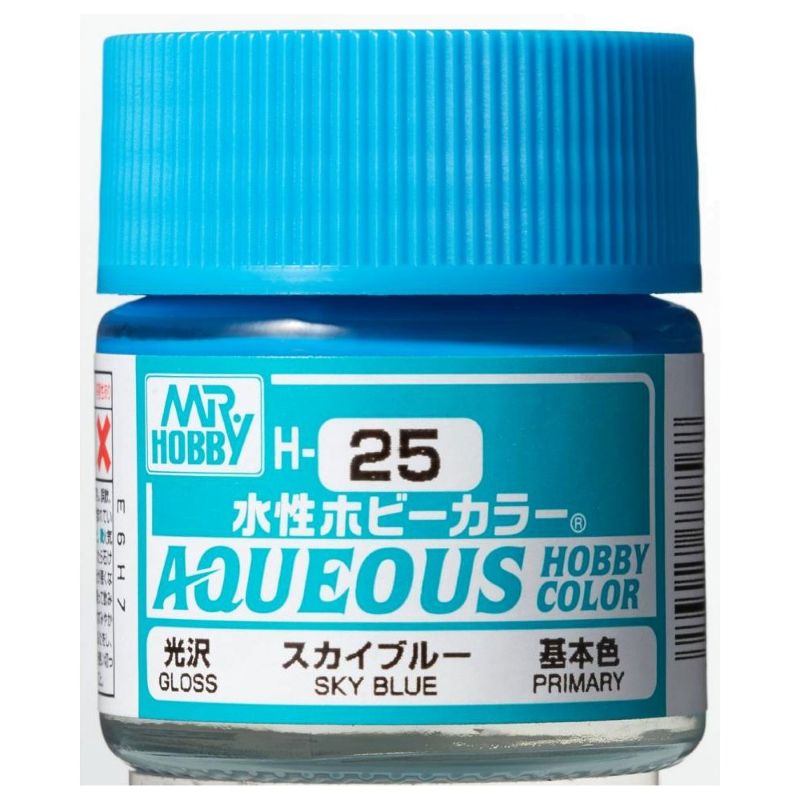 Mr Hobby - Gunze Aqueous Hobby Colors (10 ml) Sky Blue H25