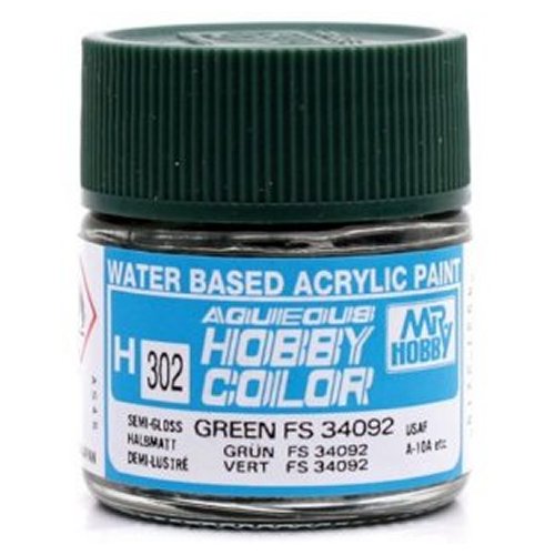 Mr Hobby - Gunze Aqueous Hobby Colors (10 ml) Green FS34092 H302
