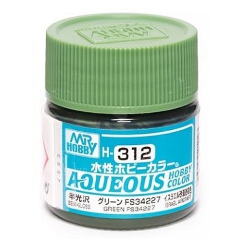 Mr Hobby - Gunze Aqueous Hobby Colors (10 ml) Green FS34227 H312