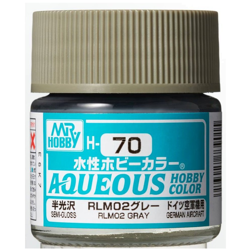 Mr Hobby - Gunze Aqueous Hobby Colors (10 ml) RLM02 Gray H70