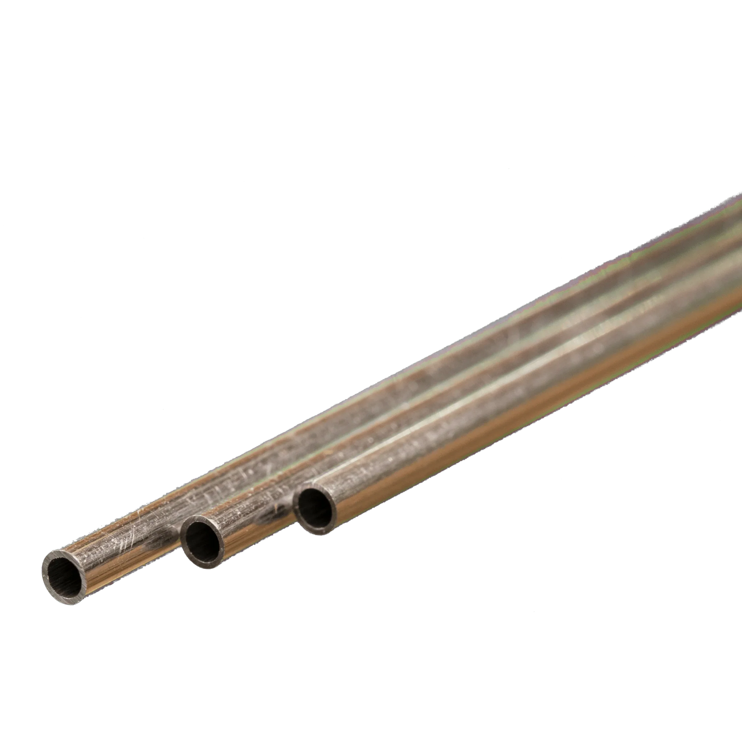 Round Aluminum Tube: 3/32" OD x 0.014" Wall x 12" Long (3 Pieces) #8101