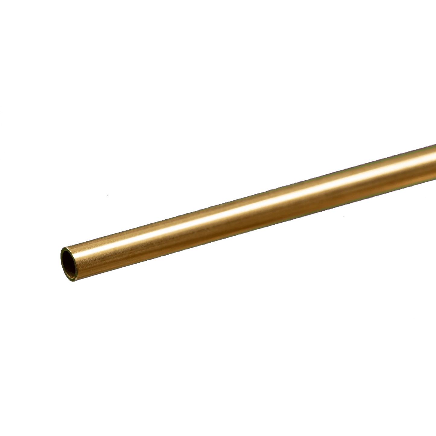 Round Brass Tube: 5/32" OD x 0.014" Wall x 12" Long (1 Piece) #8128