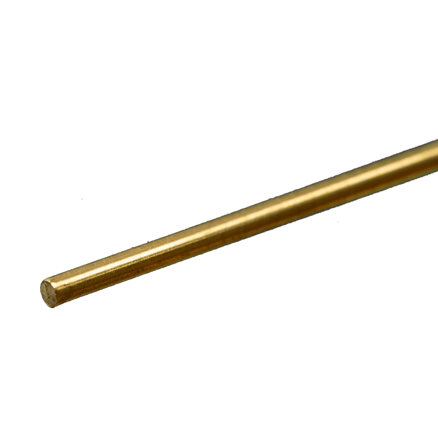 Round Brass Rod: 3/32" OD x 12" Long (1 Piece) #8163