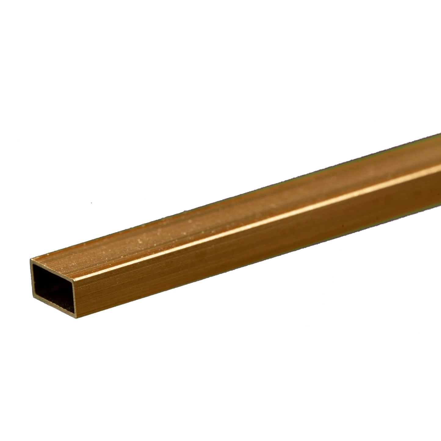 Rectangular Brass Tube: 5/32" X 5/16" x 0.014" Wall x 12" Long (1 Piece) #8266