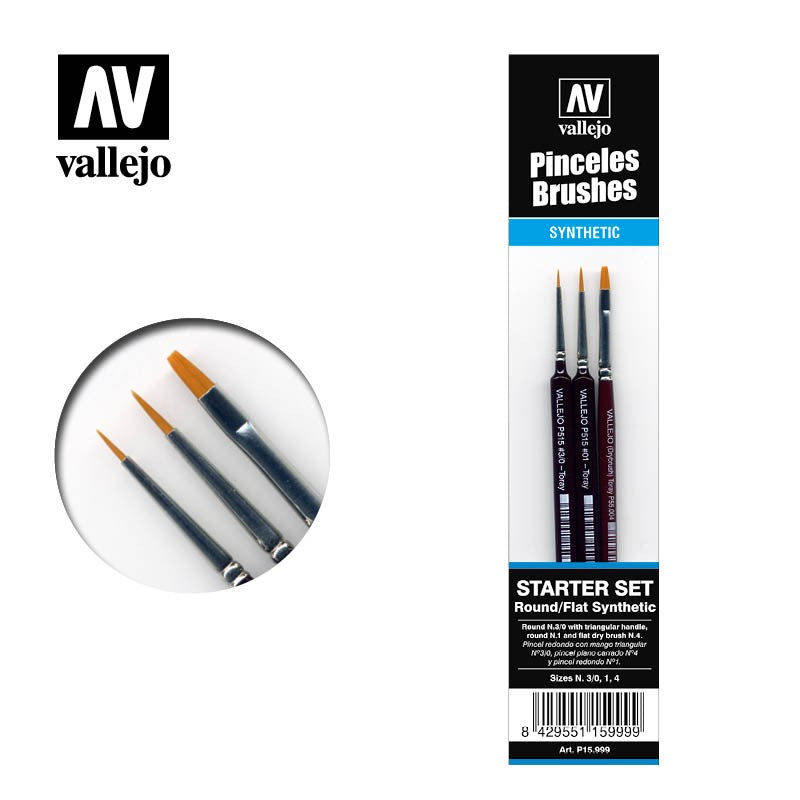 Brushes: Synthetic Toray Starter Set P15999