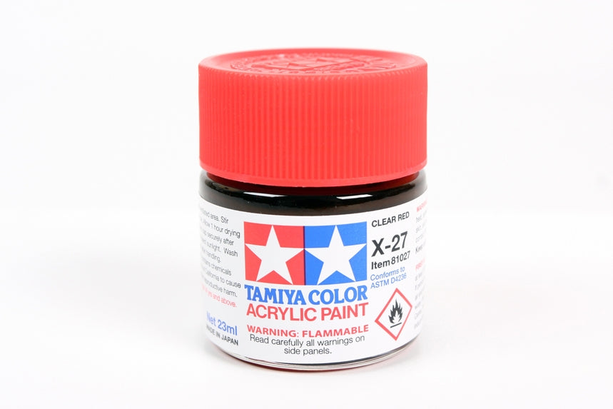 Acrylic X-27 Clear Red 23ml