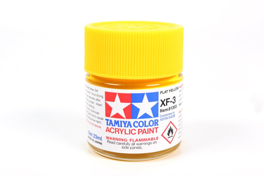 Acrylic Xf-3 Flat Yellow 23ml