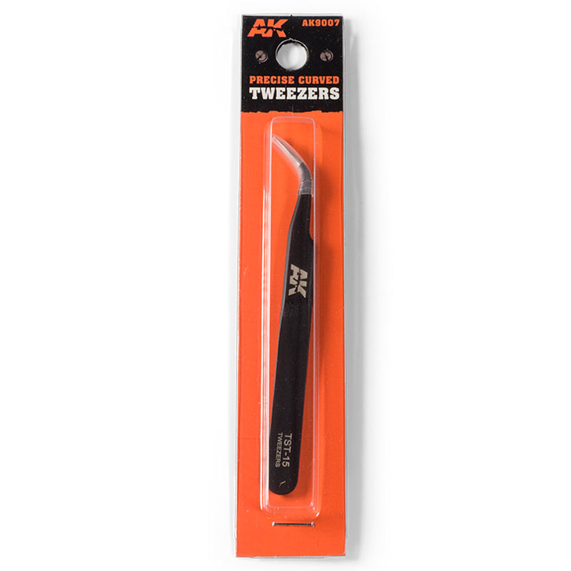 PRECISION CURVED TWEEZERS AK9007