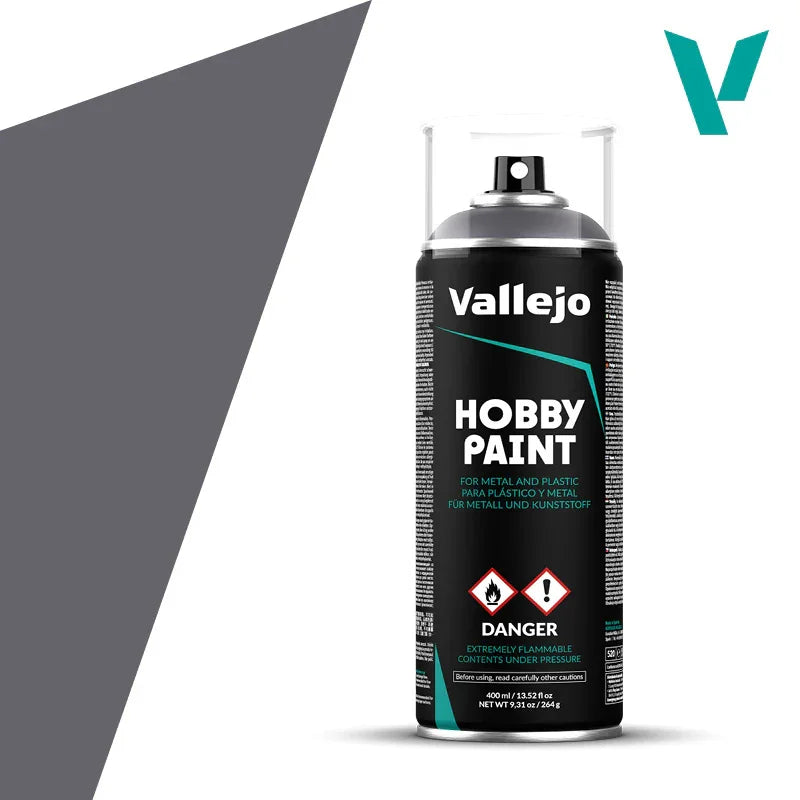 Vallejo Gunmetal Spray 400ml 28031