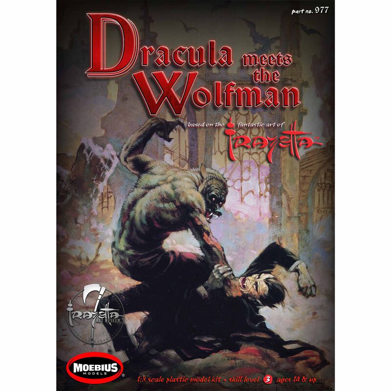 Dracula meets the Wolfman 1:8 Moebius