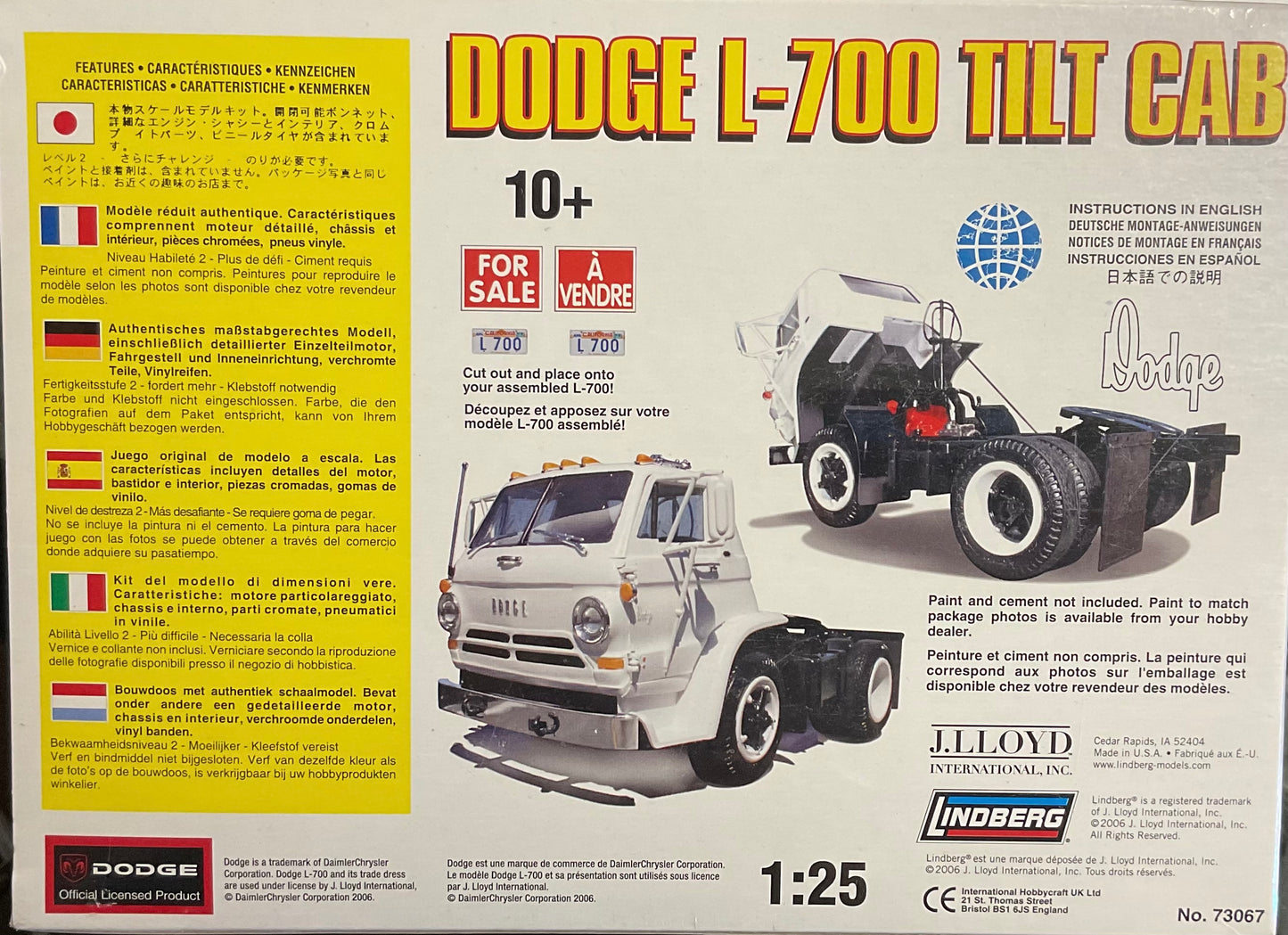 Dodge L-700 Tilt Cab Lindberg 1:25
