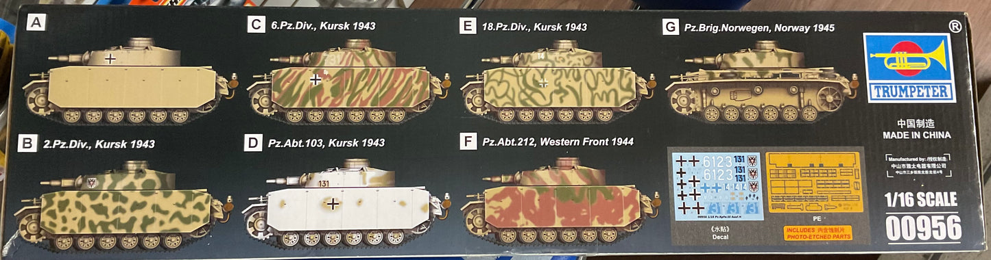 Plz.Kpfw.III Ausf.N Tank 1:16