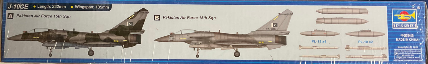 PAF J-10CE Multi-Role Fighter & IAF Rafael 2 in 1 1:72