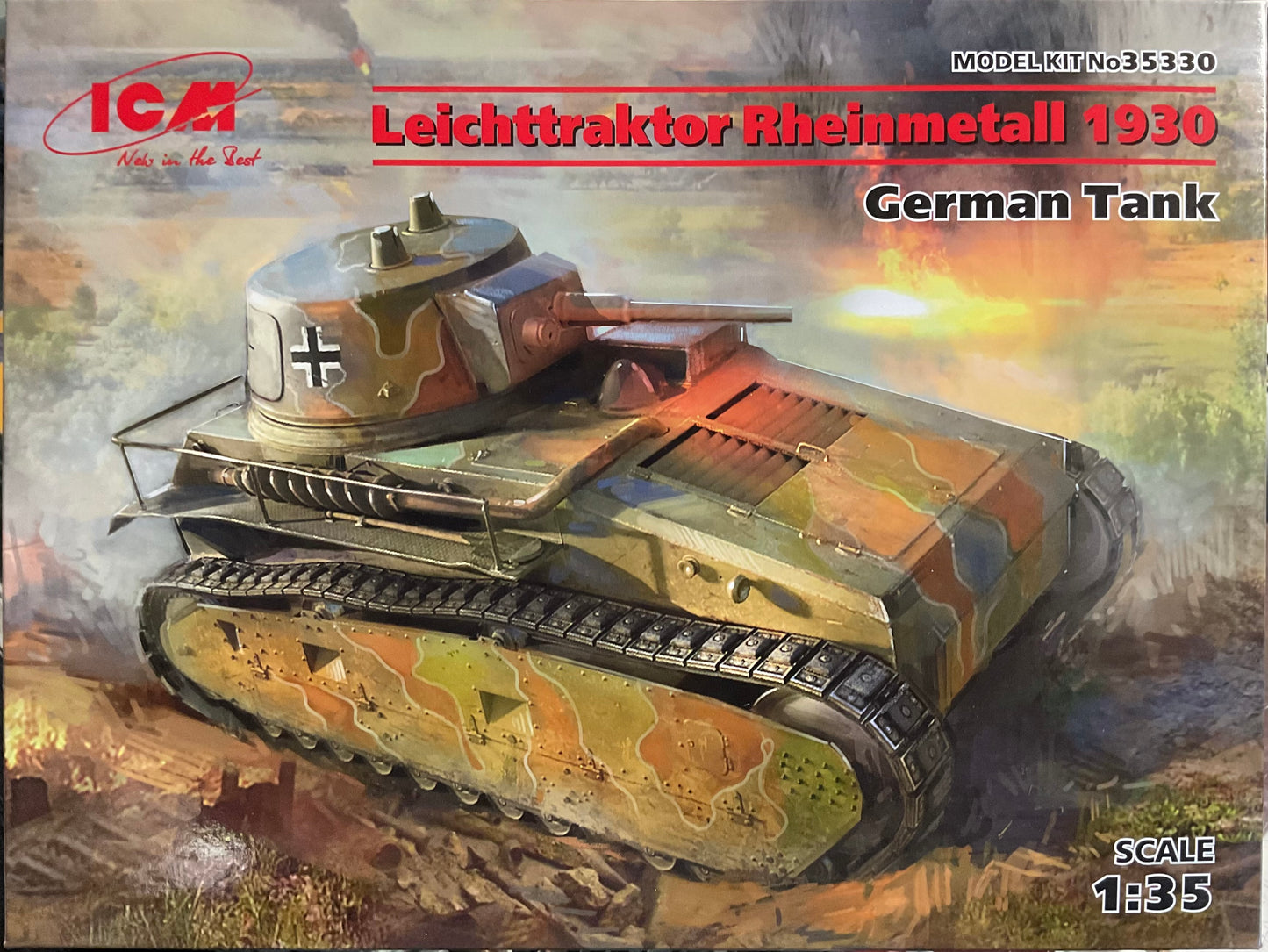 Leichttraktor Rheinmetall 1930 German Tank ICM 1:35