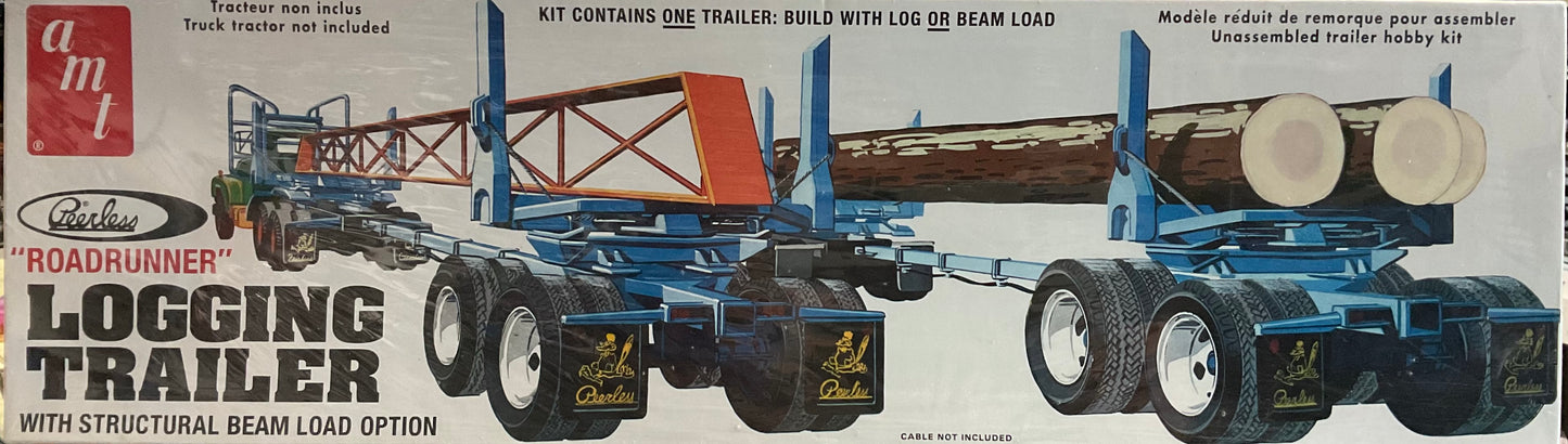 Peerless “Roadrunner” Logging Trailer AMT 1:25