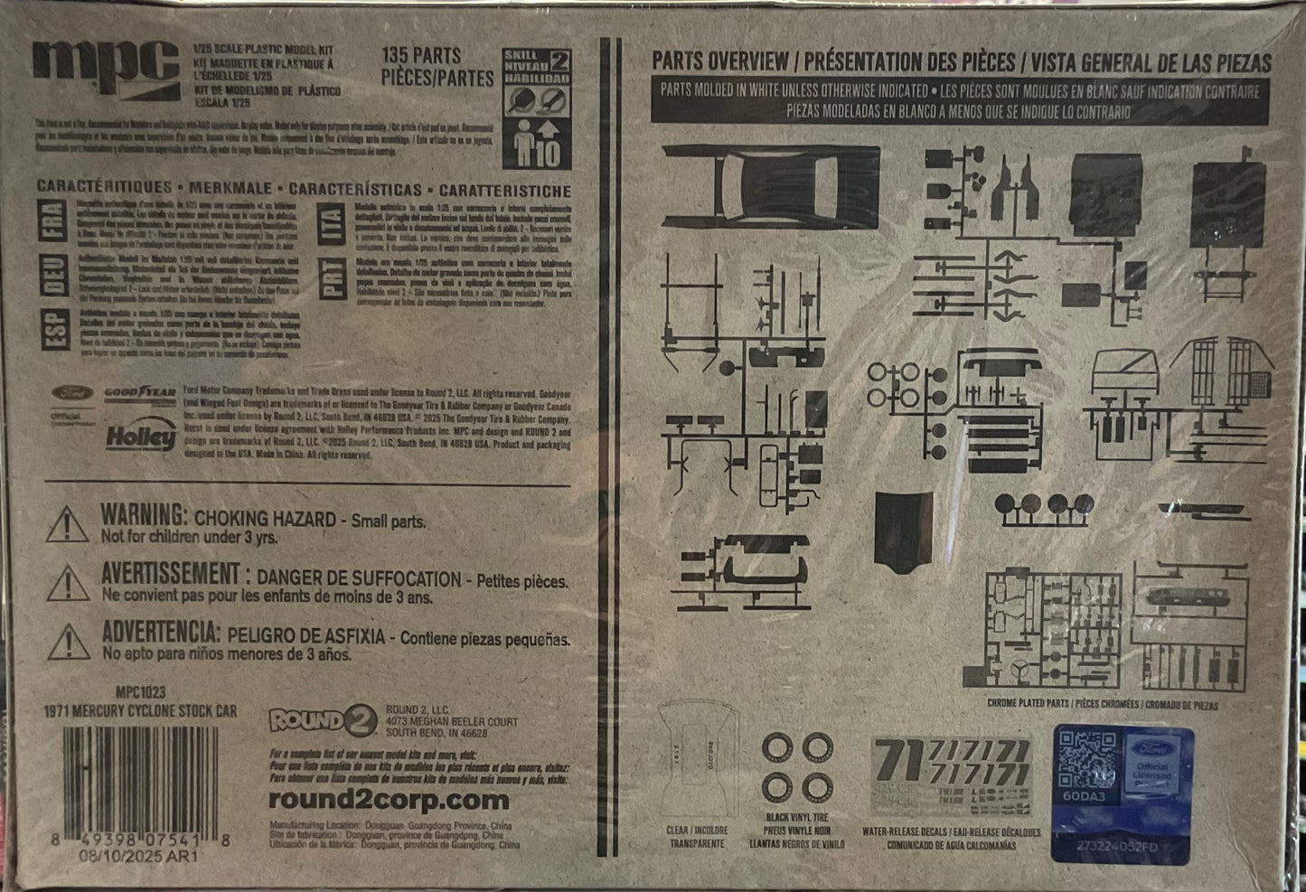 1971 Mercury Cyclone Stock Car PMC 1:25