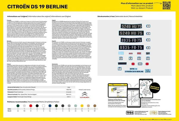Citroën DS19 Berline Heller 1:16