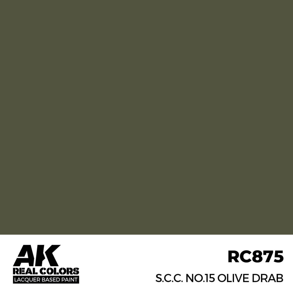 AK RC875 S.C.C. No. 15 Olive Drab