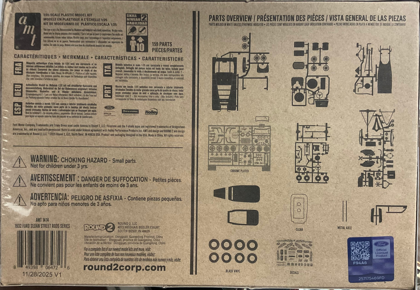 32 Ford Tudor Sedan AMT 1:25