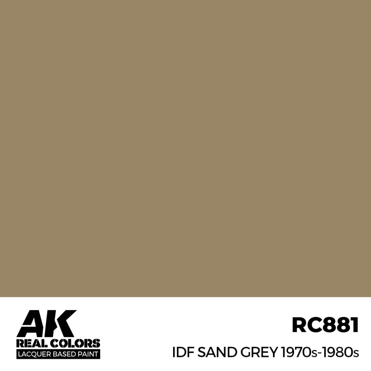 AK RC881 IDF Sand Grey 1970’s-1980’s