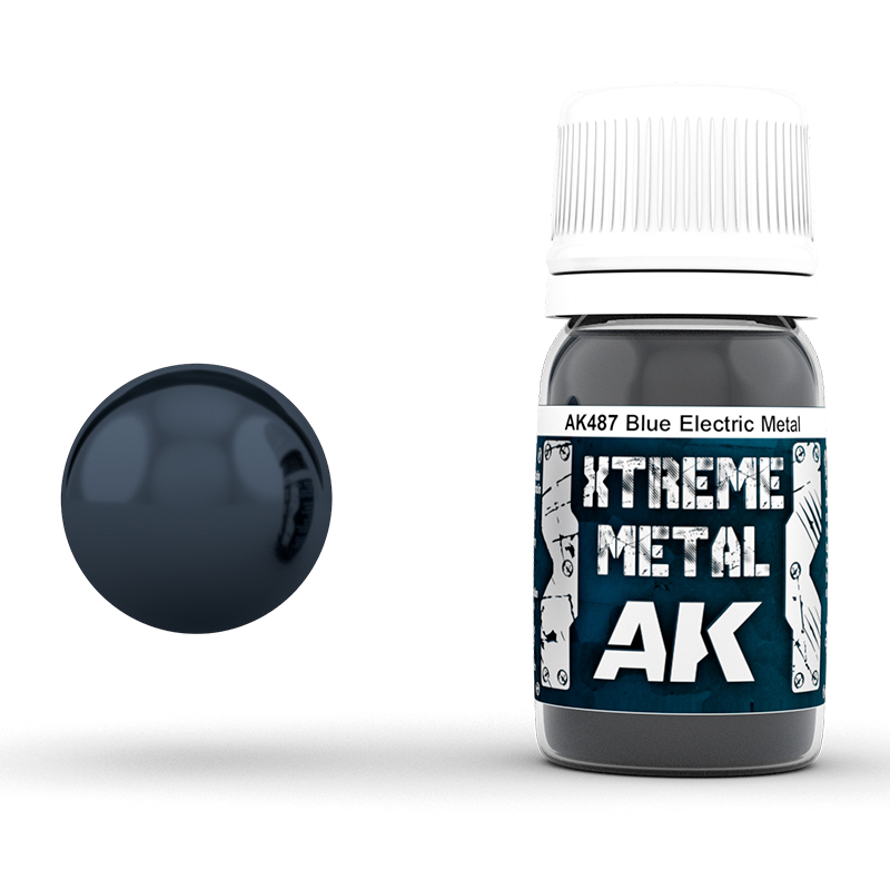 AK487 Extreme Metal Metallic Blue